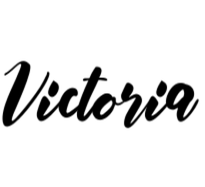 Victoria Font Preview
