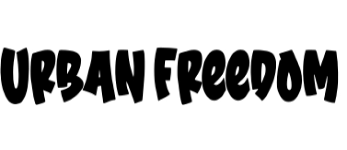 Urban Freedom Font Preview
