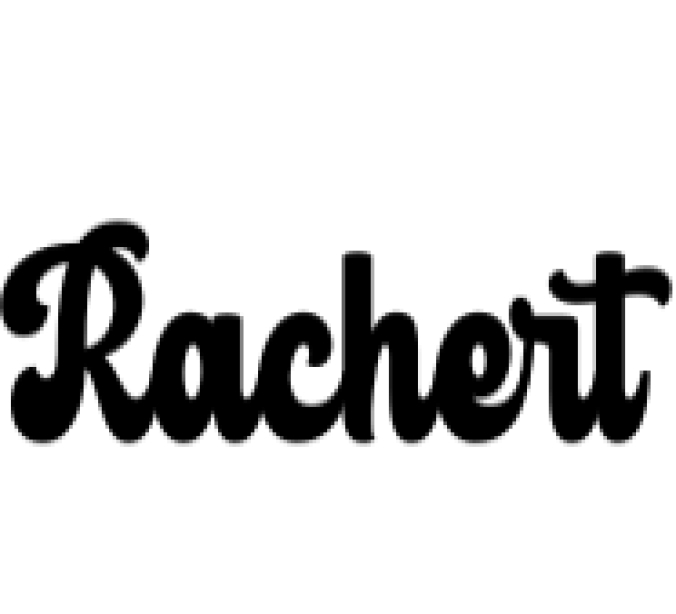 Rachert Font Preview