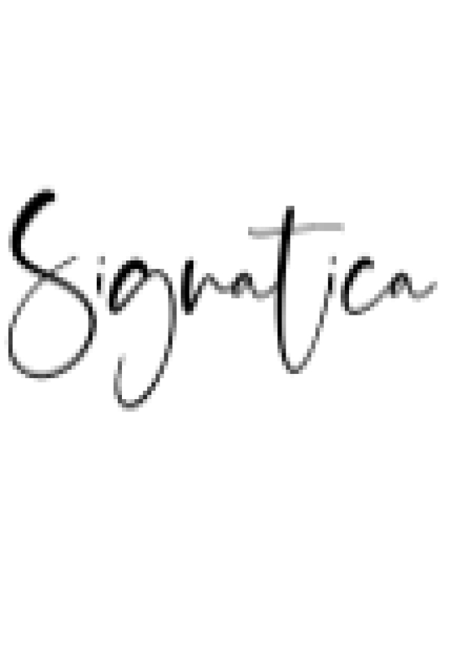 Signatica Font Preview