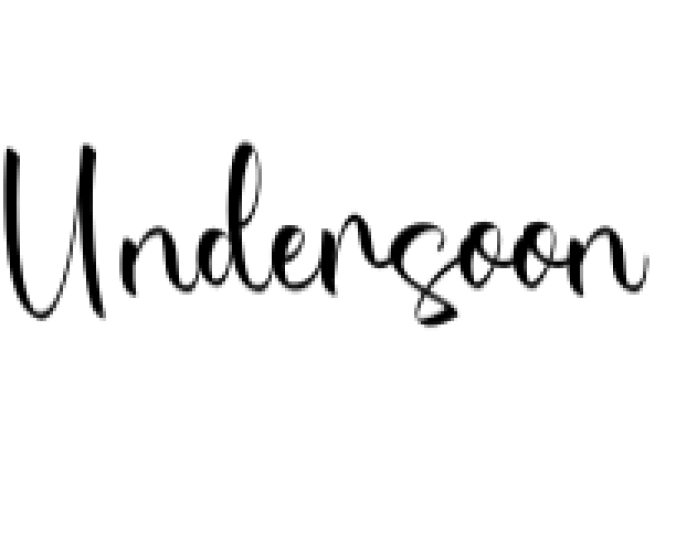 Undersoon Font Preview