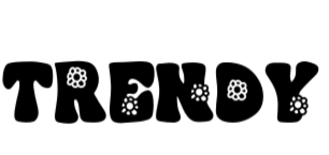 Trendy Font Preview
