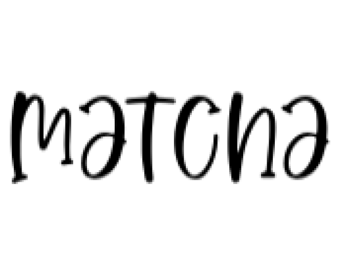 Matcha Font Preview