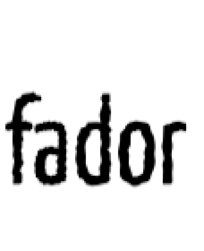 Fador Font Preview