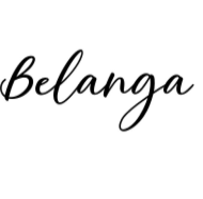 Belanga Font Preview