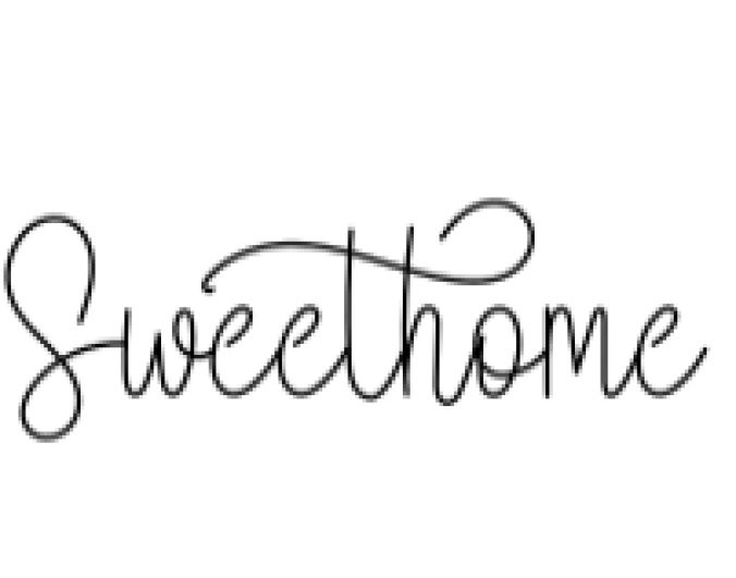 Sweethome Font Preview