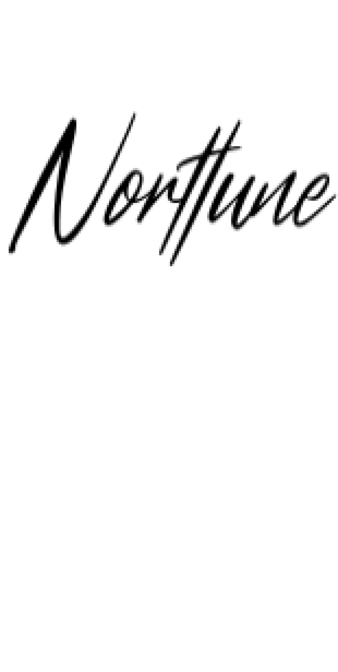 Norttune Font Preview