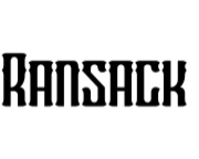 Ransack Font Preview