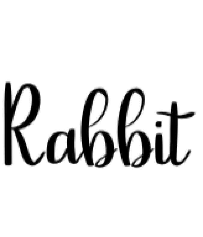 Rabbit Font Preview