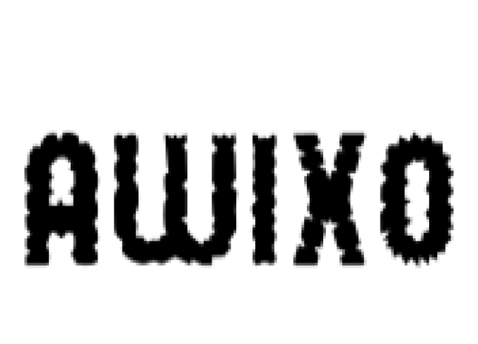 Awixo Font Preview