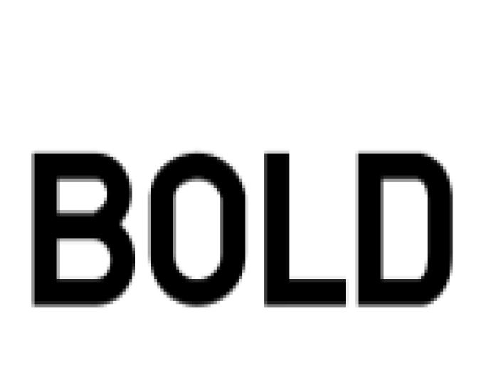 Bold Font Preview