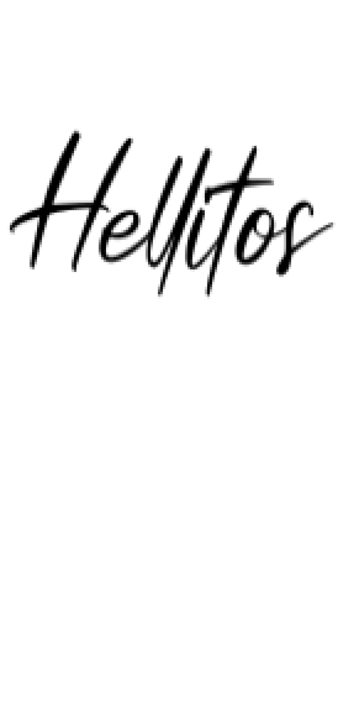 Hellitos Font Preview