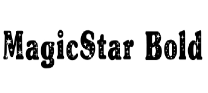 Magic Star Font Preview