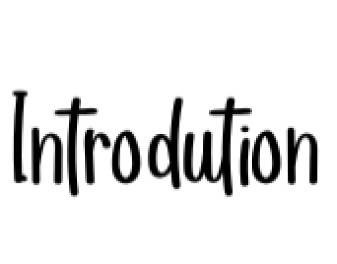 Introdution Font Preview