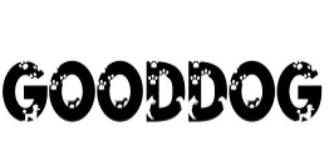 Good Dog Font Preview