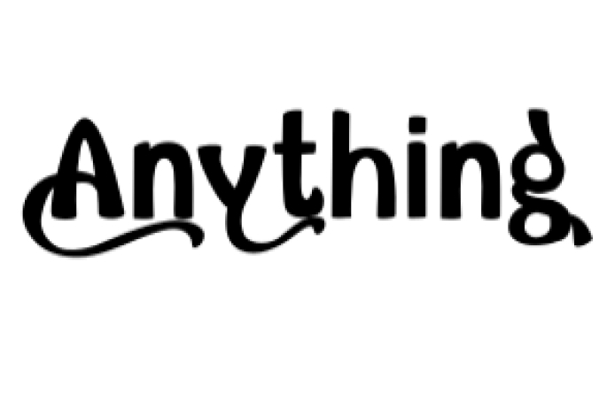 Anything Font Preview