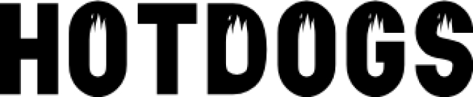 Hotdogs Font Preview
