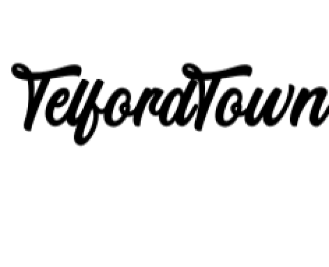 Telford Town Font Preview