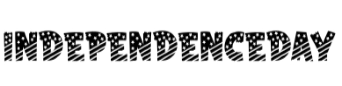 Independence Day Font Preview