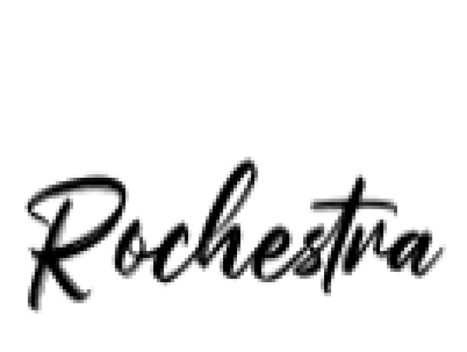 Rochestra Font Preview