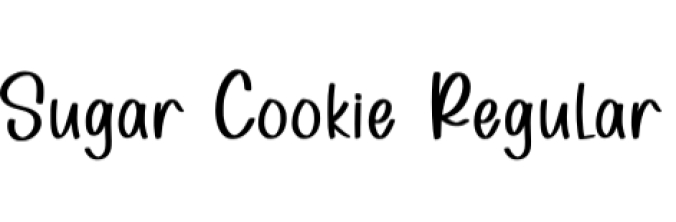 Sugar Cookie Font Preview