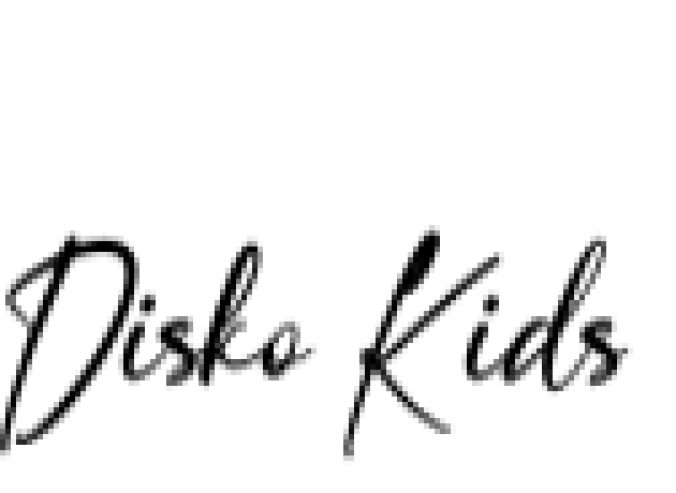 Disko Kids Font Preview