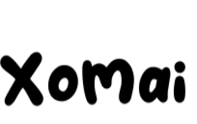 Xomai Font Preview