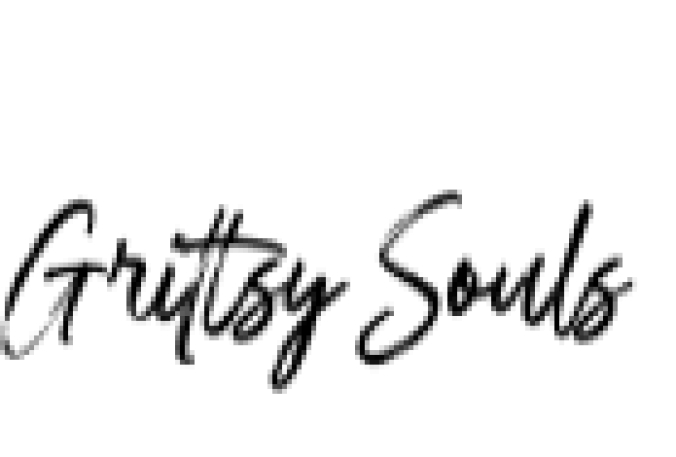 Grittsy Souls Font Preview