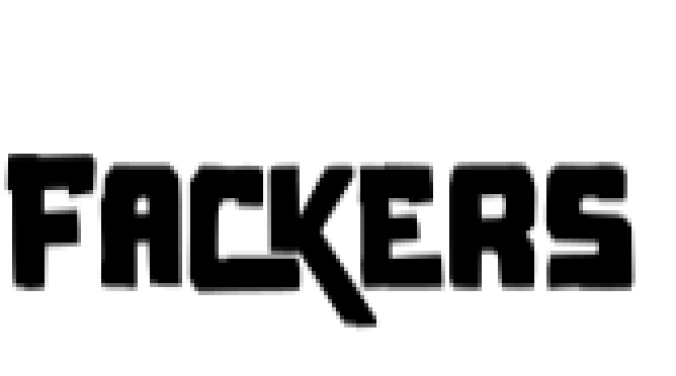 Fackers Font Preview