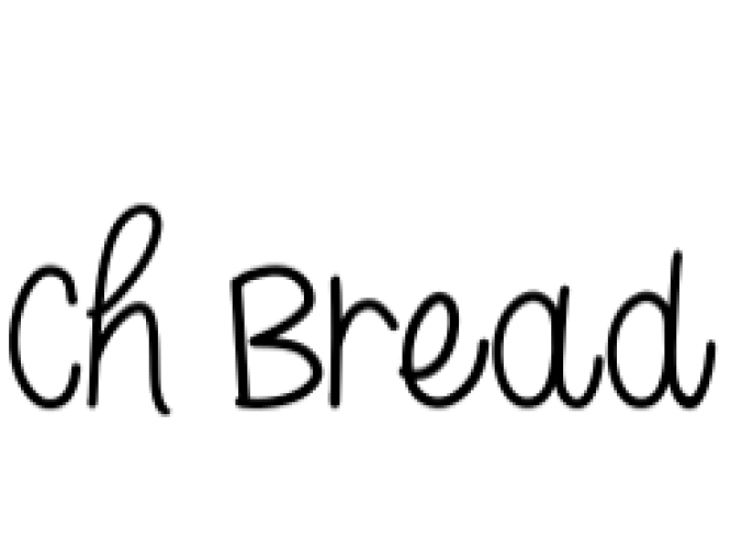 Bread Font Preview