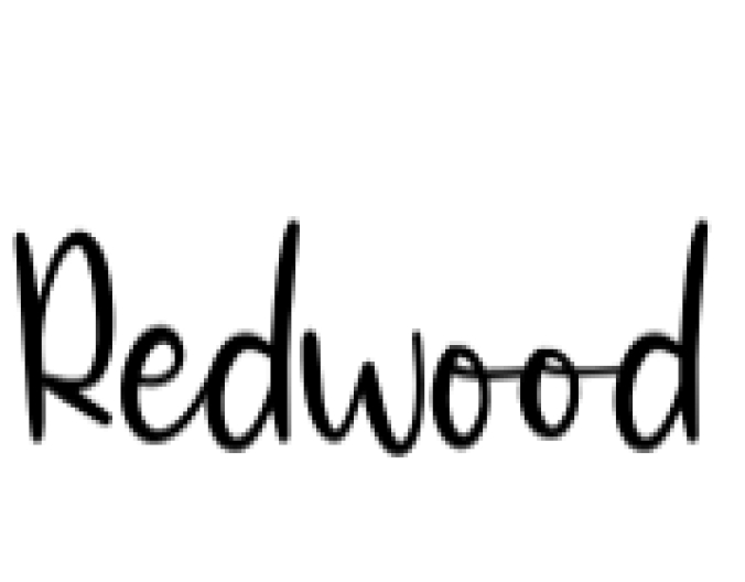 Redwood Font Preview