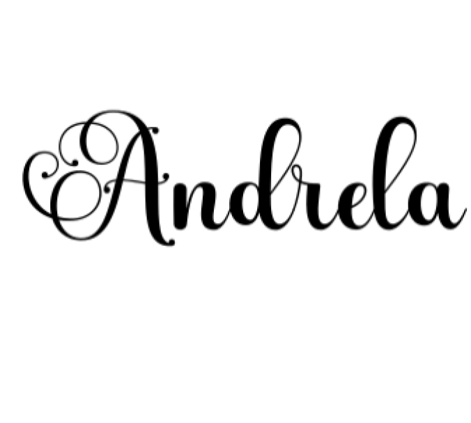 Andrela Font Preview