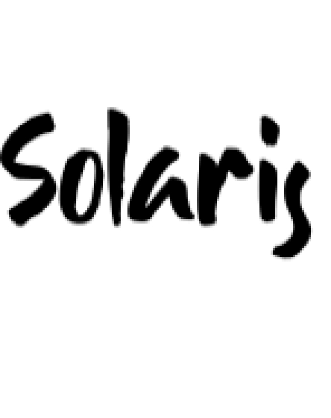 Solaris Font Preview