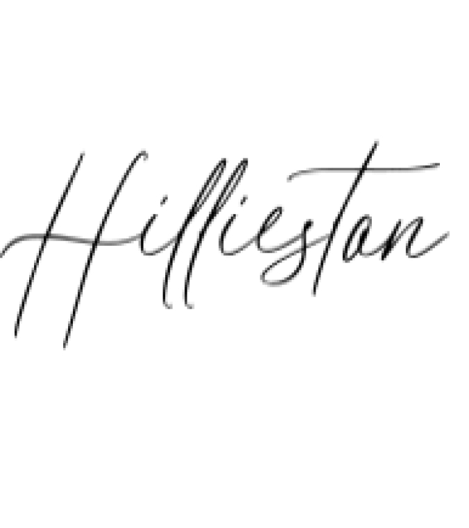 Hillieston Font Preview