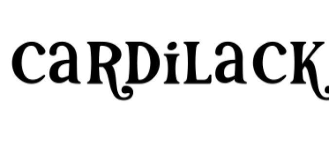 Cardilack Font Preview