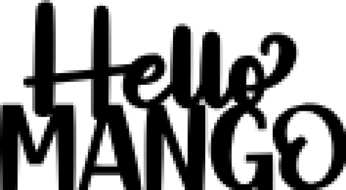 Hello Mang Font Preview