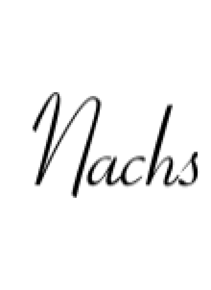Nachs Font Preview