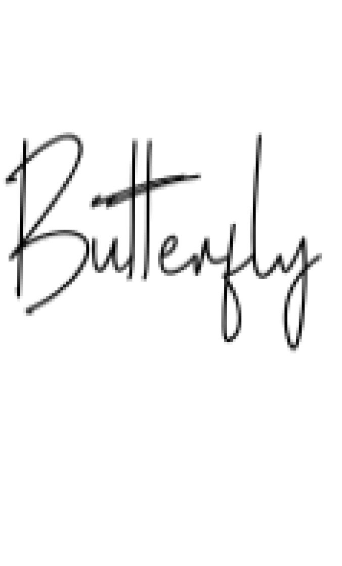 Butterfly Font Preview