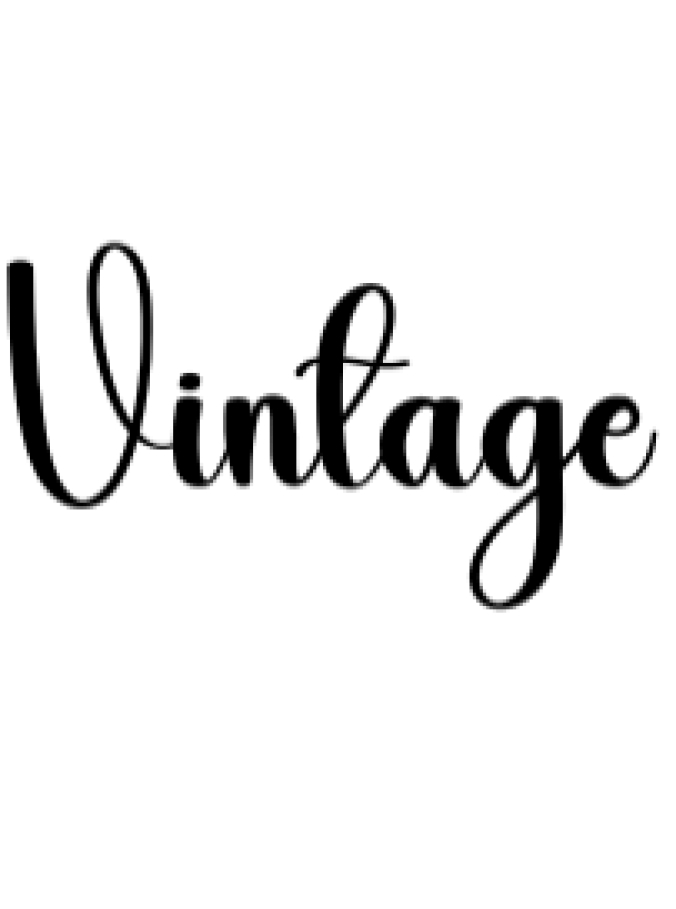 Vintage Font Preview