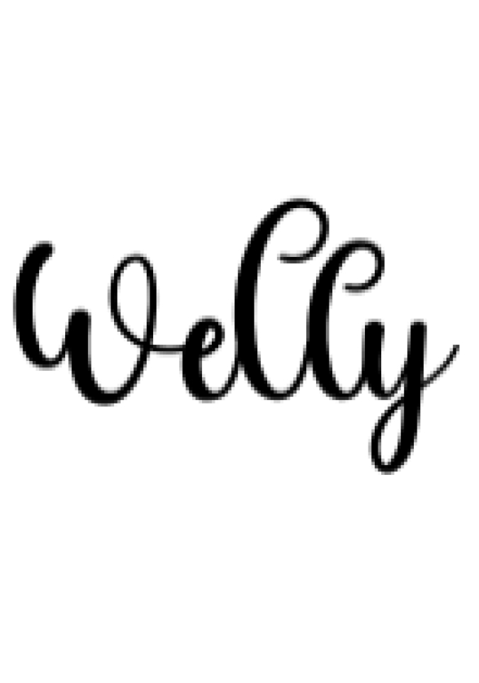 Welly Font Preview