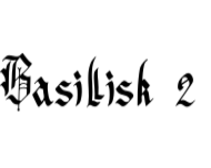 Basillisk Font Preview