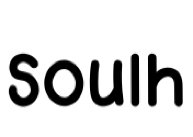 Soulh Font Preview