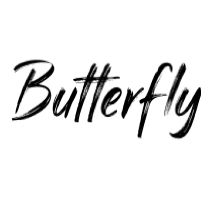 Butterfly Font Preview