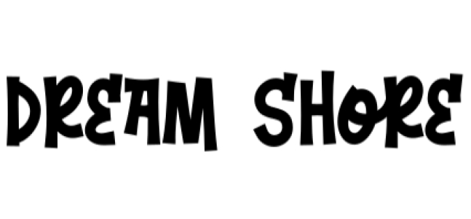 Dream Shore Font Preview