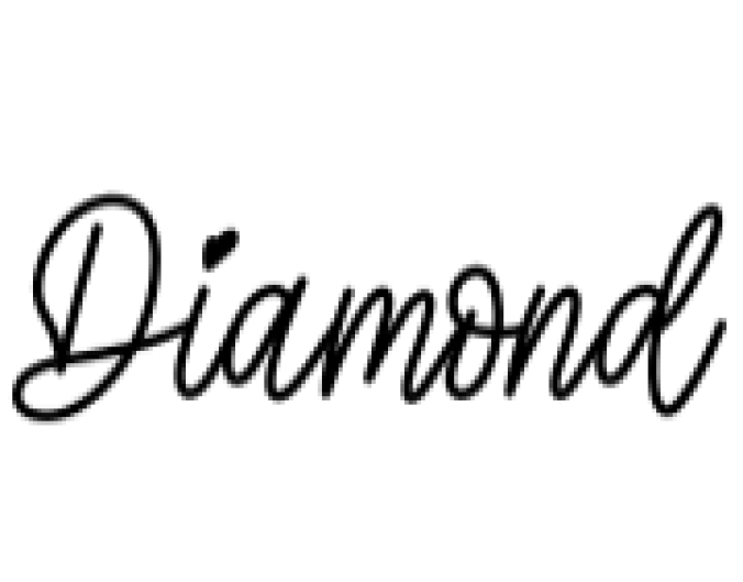 Diamond Font Preview