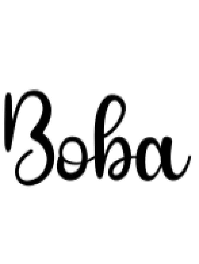 Boba Font Preview