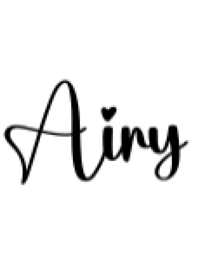 Airy Font Preview