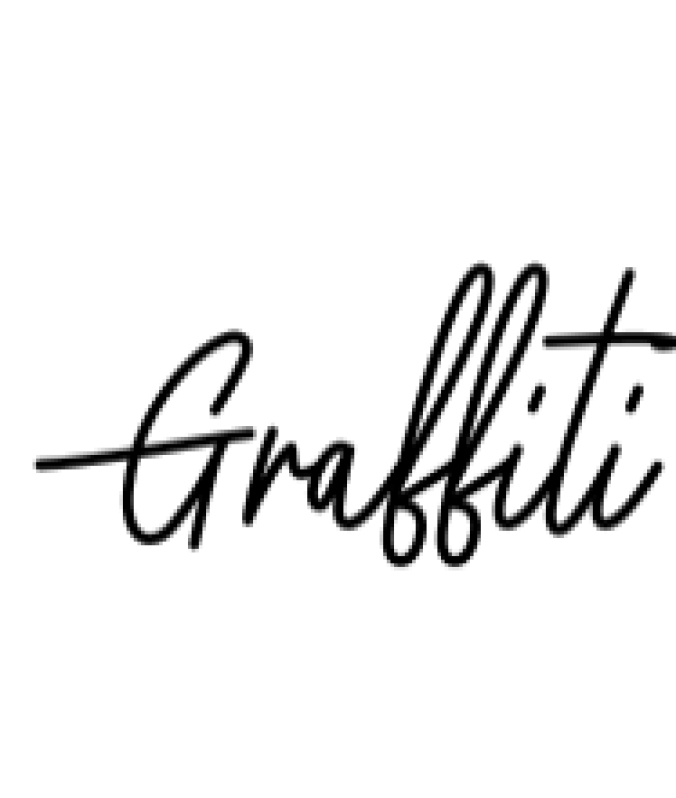 Graffiti Font Preview