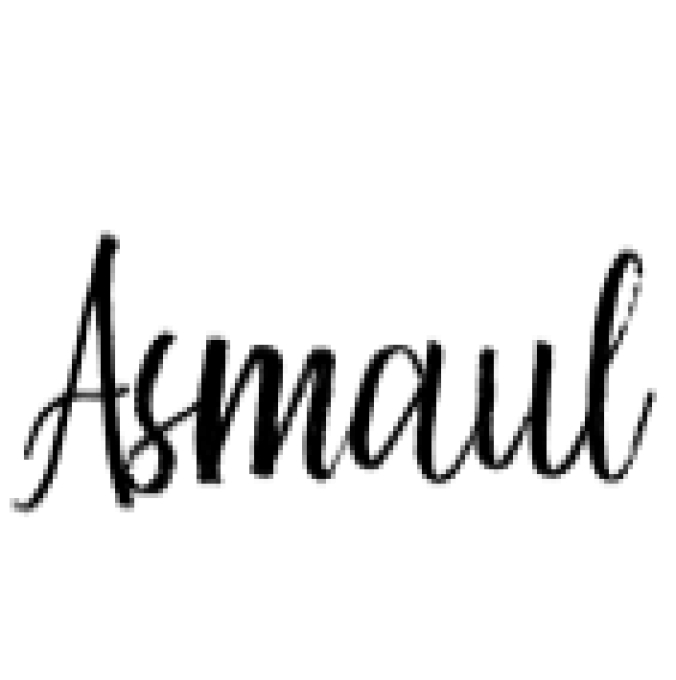 Asmaul Font Preview