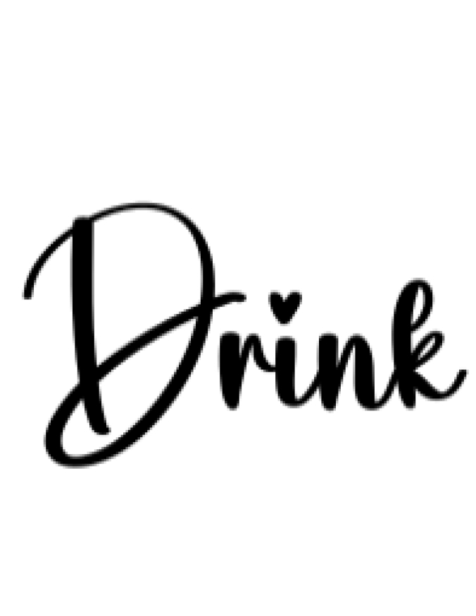 Drink Font Preview
